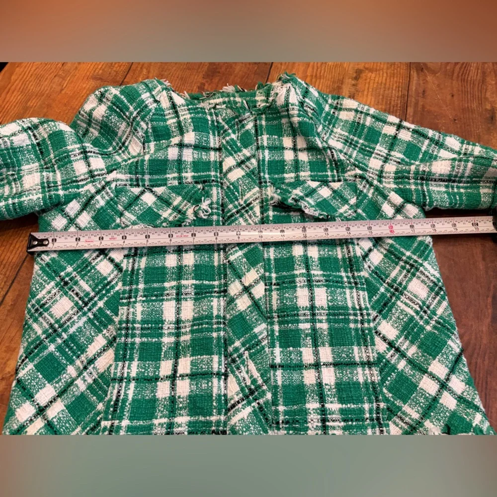 CAbi Green Plaid‎ Library Jacket - Picture 7 of 8